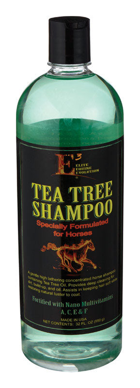 E3  Liquid  Tea Tree Shampoo  For Horse 32 oz.