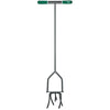 Yard Butler 6 Tine Steel Hand Tiller 24 in. Steel Handle