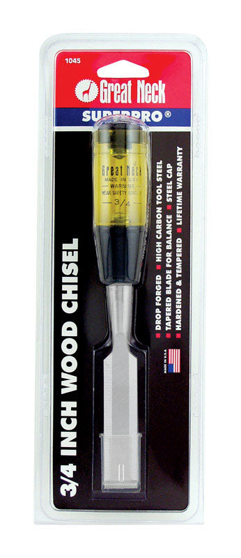 Great Neck Professional Quality 3/4 in. W Wood Chisel 1 pk