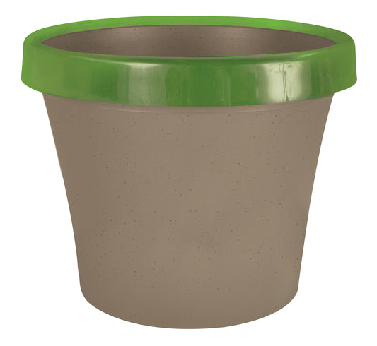 Bloem Llc Tt1235-25 12 Taupe With Honey Dew Two-Tone Pot (Pack of 10)