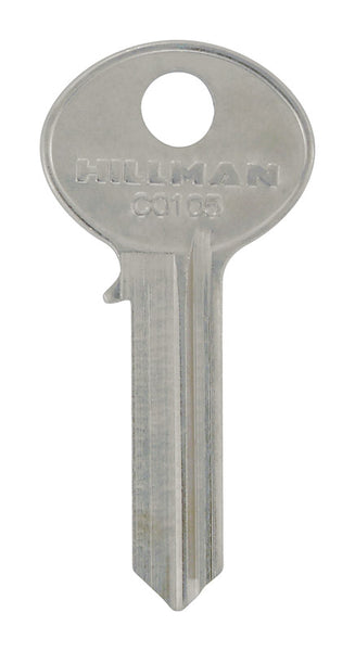 Llave tradicional Hillman para casa u oficina, llave universal en blanco individual (paquete de 10).