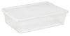 Sterilite 16558010 28 Quart Clear Storage Box (Pack of 10)