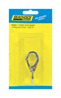Seachoice  Polished  Stainless Steel  2-7/8 in. L x 5/8 in. W Fast Eye Snap  1 pk
