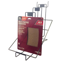 Wiremasters 19 in. H x 10 in. W x 16 in. L Black Packaged Sandpaper Wire Metal