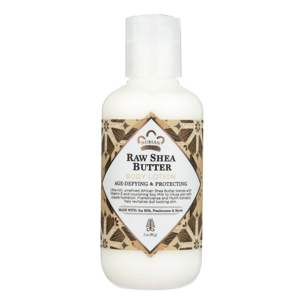 Nubian Heritage Raw Shea Butter Body Lotion  - Case of 24 - 3 FZ (Pack of 24)