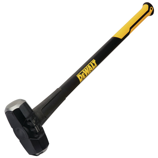 DeWalt EXOCORE 10 lb Steel Sledge Hammer 33 in. Fiberglass Handle