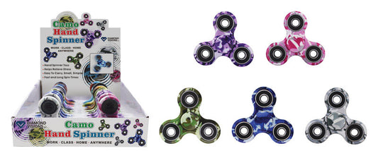 Diamond Visions Camouflage Fidget Spinner Plastic/Rubber 1 pk (Pack of 24)