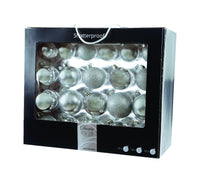 Celebrations Ball Christmas Ornament Silver Plastic 42 pk (Pack of 3)