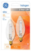 GE Edison 40 watts B10 Decorative Incandescent Bulb E12 (Candelabra) Soft White 2 pk (Pack of 5)