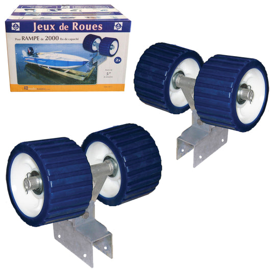 Multinautic Blue Plastic Wheel Kit