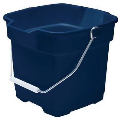 Rubbermaid FG296400ROYBL 12 Qt Royal Blue Plastic Roughneck™ Bucket