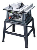 Richpower Industries Inc Genesis Gray & Silver 120V 60 Hz 4800 RPM Table Saw 10 in. with Stand