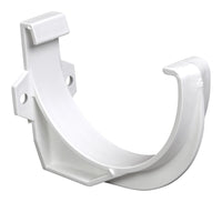 Plastmo White Vinyl Half Round Gutter Bracket 4 W in.