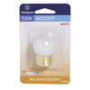 Westinghouse  7.5 watts S11  Speciality  Incandescent Bulb  E26 (Medium)  White  1 pk