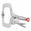 Milwaukee  Torque Lock  3-1/2 in.  x 4 in. D Locking  C-Clamp with Swivel Pads  500 lb. 1 pc.