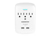 Monster Just Power It Up 0 ft. L 3 outlets Surge Protector White 1200 J
