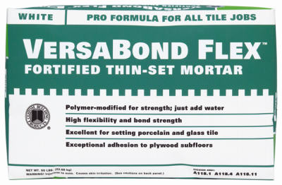 Versa Bond 25-Lb. White Flex Thin Set Mortar