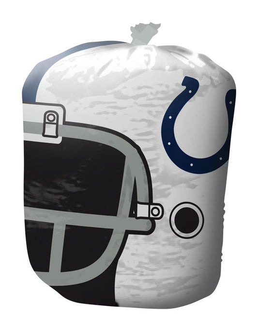 Stuff-A-Helmet Indianapolis Colts 57 gal Lawn & Leaf Bags Twist Tie 1 pk