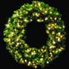 Celebrations  Prelit Wreath  48 in. Dia. Warm White
