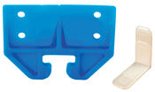 Prime Line R7083 3/4 Blue Plastic Drawer Track Guide Kit