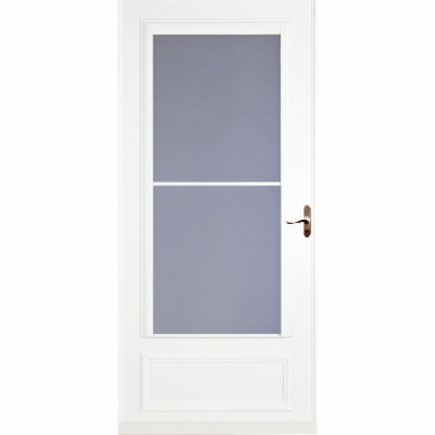 Retractable Screen Storm Door, White, 32 x 81-In.