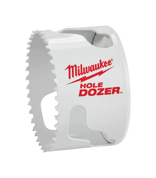 Milwaukee  Hole Dozer  2-7/8 in. Dia. x 1-5/8 in. L Bi-Metal  Hole Saw  1/4 in. 1 pc.