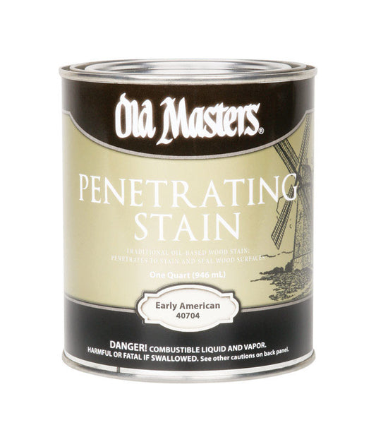 Old Masters Semi-Transparent Early American Oil-Based Penetrating Stain 1 qt
