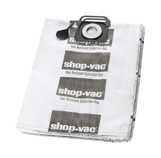 Shop-Vac  12.5 in. L x 0.5 in. W Dry Vac Bag  5-10 gal. 2 pk
