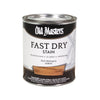 Old Masters Professional Semi-Transparent Dark Mahogany Oil-Based Alkyd Fast Dry Wood Stain 1 qt (Pack of 4).