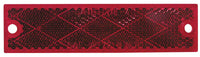 PM V487R Red Rectangular Reflector 2 Count