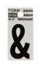 Hy-Ko 1-1/4 in. Reflective Black Vinyl Special Character Ampersand Self-Adhesive 1 pc. (Pack of 10)