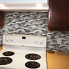 Peel and Impress  9.3 in. W x 11 in. L Multiple Finish (Mosaic)  Vinyl  Adhesive Wall Tile  4 pc.