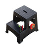 Tricam Plastic Black 2-Step Stool 325 lbs. Capacity, 19.25 H x 15.75 W x 16 D in.