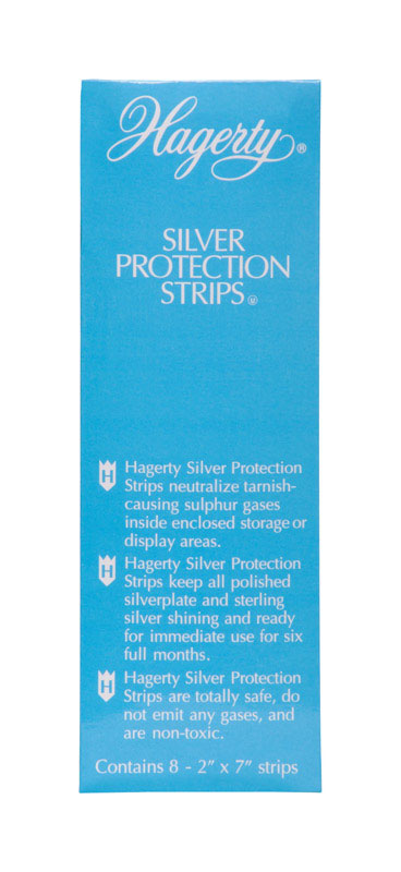 Hagerty No Scent Silver Neutralizes Tarnish Non-Toxic Protection Strip 2 x 7 in.