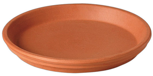 Deroma 1.2 in. H x 10 in. W Clay Traditional Plant Saucer Terracotta (Pack of 12)