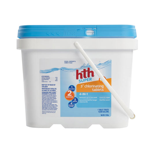 hth  Super  Tablet  Chlorinating Chemicals - 2 Sanitize  9.6 lb.