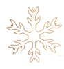 Gerson  Snowflake Sign  LED Christmas Decoration  Metal  1 each