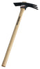 Vaughan Ground Breakers 3 Tine Iron Mattock Tiller 26 in. Wood Handle