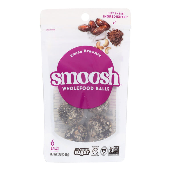 Smoosh - Whlfd Ball Cacao Brownie - Case of 6-2.43 OZ (Pack of 6)