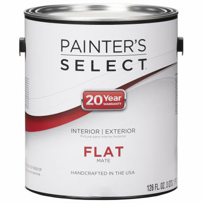 Acrylic Latex Paint, Flat Tint Base, 1-Gal. (Pack of 4)