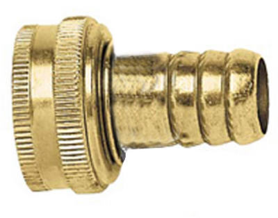 Hose Stem Replacement, 1/2-In. Female, Brass (Pack of 10)