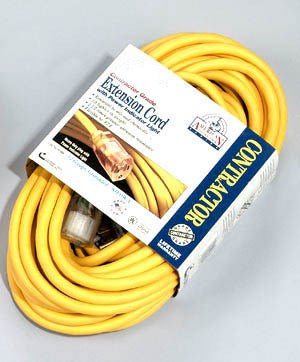 Coleman Cable 17990002 100' 10/3 Yellow American Contractor™ Outdoor Extension Cord