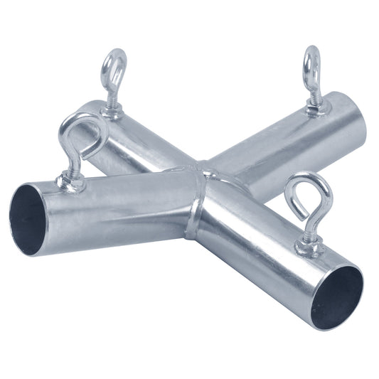 AHC P4L 1-1/2 in. Round X 1-1/2 in. D Galvanized Steel Canopy Fitting