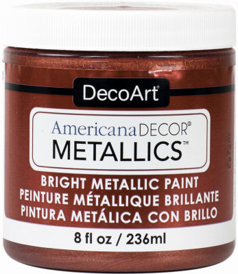 Americana Decor Metallics Craft Paint, Copper, 8-oz.