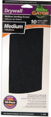 Sanding Screen, Medium, 4.25 x 11.25-In., 10-Pk. (Pack of 5)