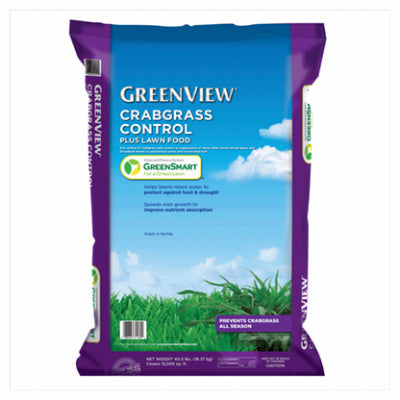 Crabgrass Control + Lawn Food Fertilizer, Covers 15,000 Sq. Ft., 40.5-Lbs.
