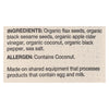 Dr. In The Kitchen - Flackers Black Sesame Pepp - Case of 6 - 4.5 OZ