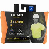 Safety T-Shirts, XXL, Orange, 2-Pk.