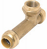 Shark Bite U3362LFA 1/2" X 1/2" X 1/2" Brass Push Slip Tee