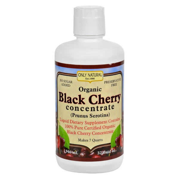 Concentrado de cereza negra orgánica Only Natural - 32 fl oz